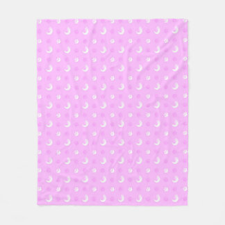 Couverture Polaire Loup-Garou Rose