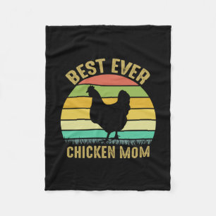 Couverture Polaire Louvain de poulet   Meilleure mère du poulet