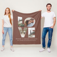 Love 4 photo simple moderne cadeau personnalisé