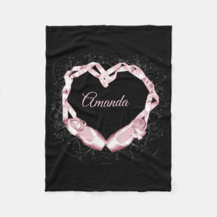 Couverture Polaire Love Ballet (Personnalisé)