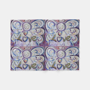 Couverture Polaire Love Guardian Angel Art Custom Fleece Blanket