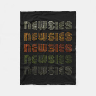 Couverture Polaire Love Heart Newsies Tee Grunge Style Vintage Noir