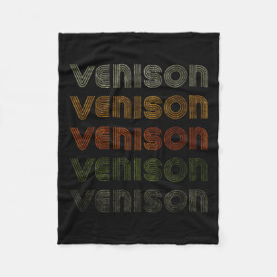 Couverture Polaire Love Heart Venison Tee Grunge Style Vintage Noir
