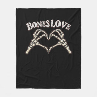 Couverture Polaire Love Skeleton Hand Classic