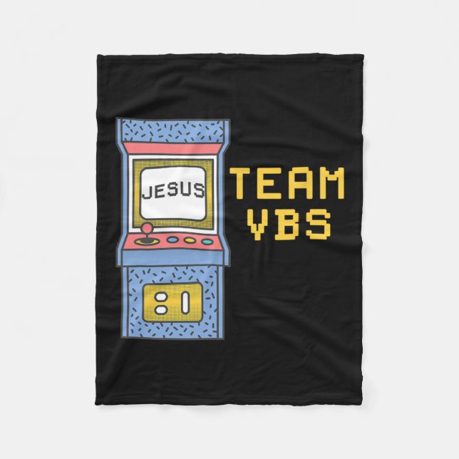 Couverture Polaire Love Vbs 2024 Video Game Vacation Bible School Ret (Devant)