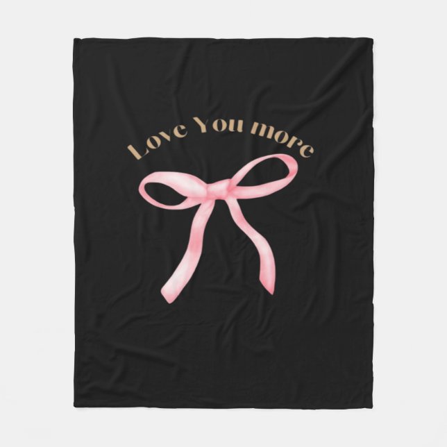 Couverture Polaire Love You More Refined Aesthetic  (Devant)