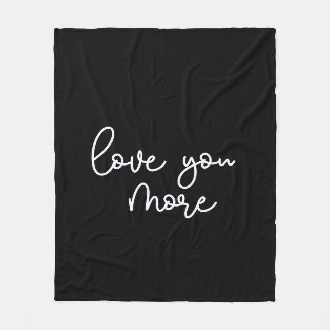 Couverture Polaire Love You More Sophisticated Style  (Devant)