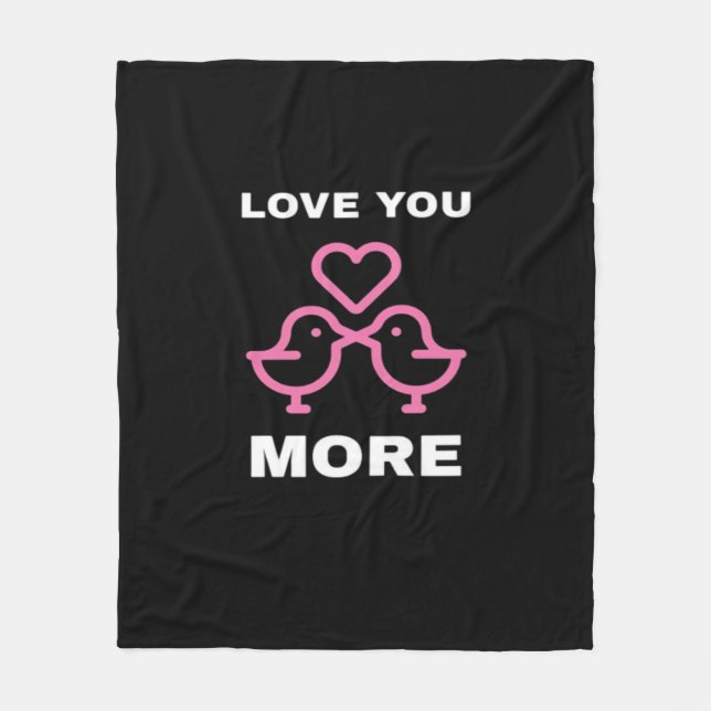 Couverture Polaire Love You More Timeless Classic  (Devant)
