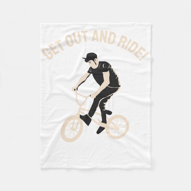 Couverture Polaire Lovely Rider Design (Devant)