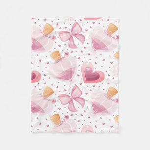 Couverture Polaire Lovely Valentine's Day Design thème Motif