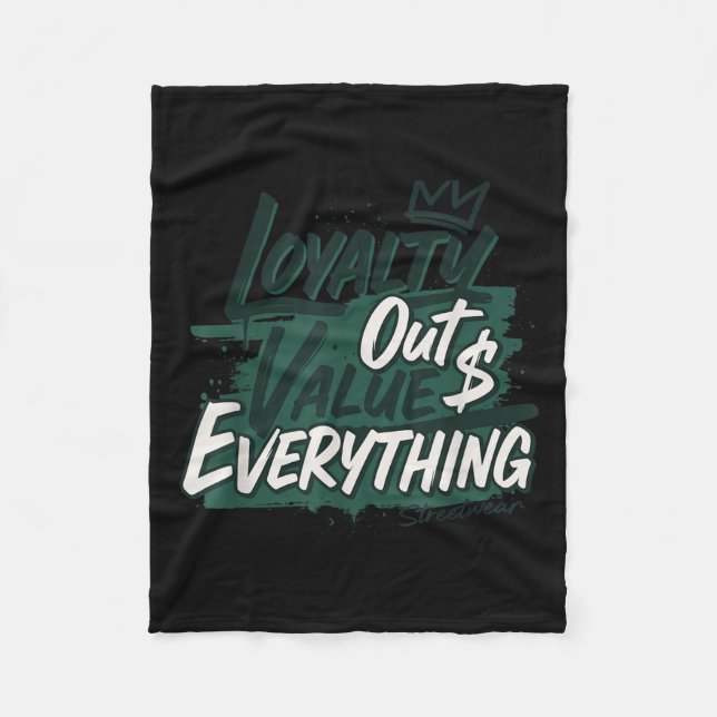 Couverture Polaire Loyalty Outvalues Everything Streetware Urban  (Devant)