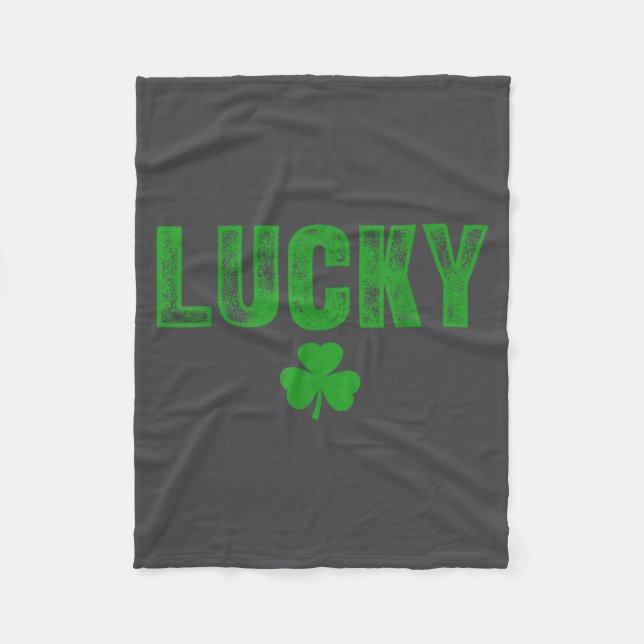 Couverture Polaire Lucky And Lucky Forer St Patricks Day  (Devant)