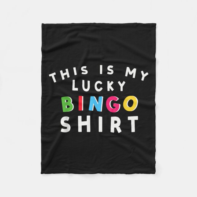 Couverture Polaire Lucky Bingo Player (Devant)