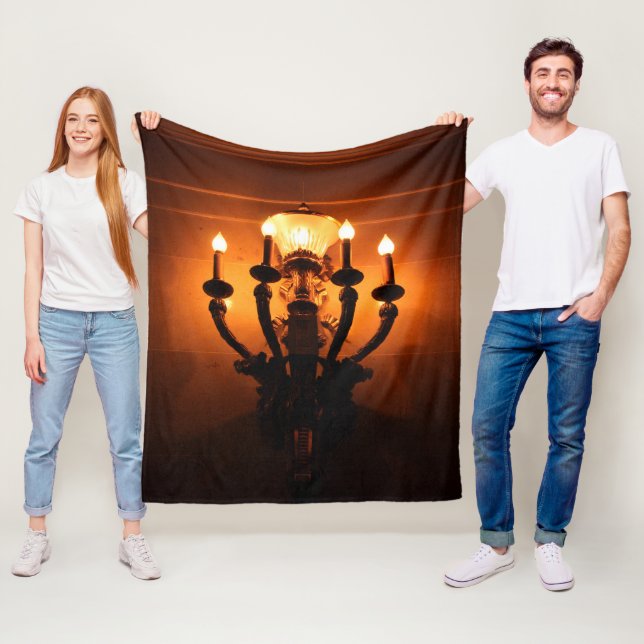 Couverture Polaire Lumière murale antique (En situation)