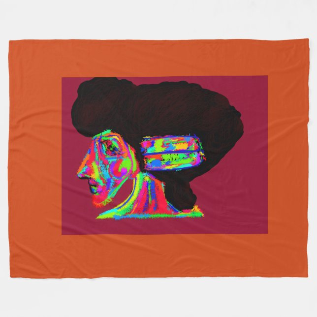 Couverture Polaire Luna Wolfwoman  (Devant (Horizontal))