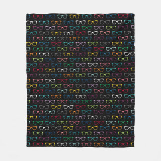 Couverture Polaire Lunettes de haute couleur Motif noir
