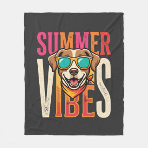 Couverture Polaire Lunettes de soleil pour chien Summer Vibes