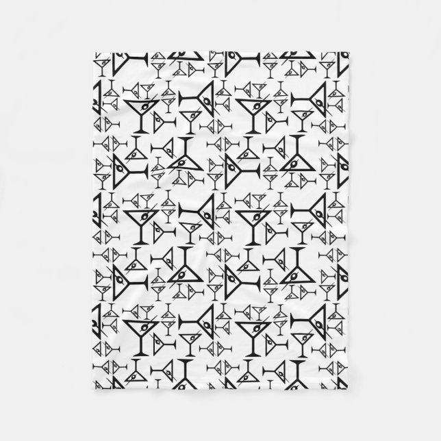 Couverture Polaire Lunettes Martini COULEUR ARRIÈRE - PLAN PERSONNALI (Devant)