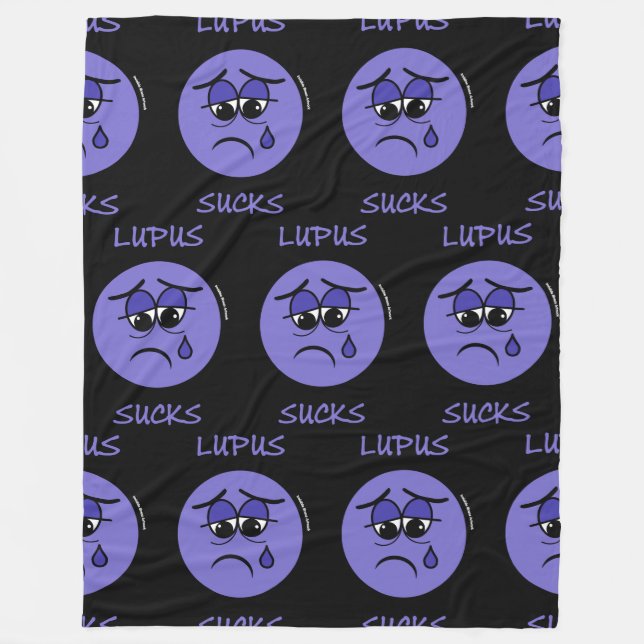 Couverture Polaire Lupus Sucks (Devant)