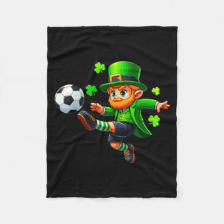 Couverture Polaire Lutin drôle Foot irlandais Saint Patrick Hommes Ga