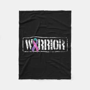 Couverture Polaire Lutte contre le cancer - Ruban de sensibilisation 