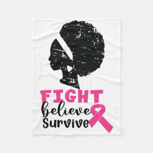 Couverture Polaire Lutter contre la croyance Survivre aux femmes noir