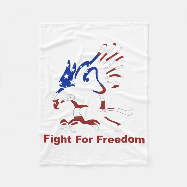Couverture Polaire Lutter contre la liberté Fleece Blanket (Devant)