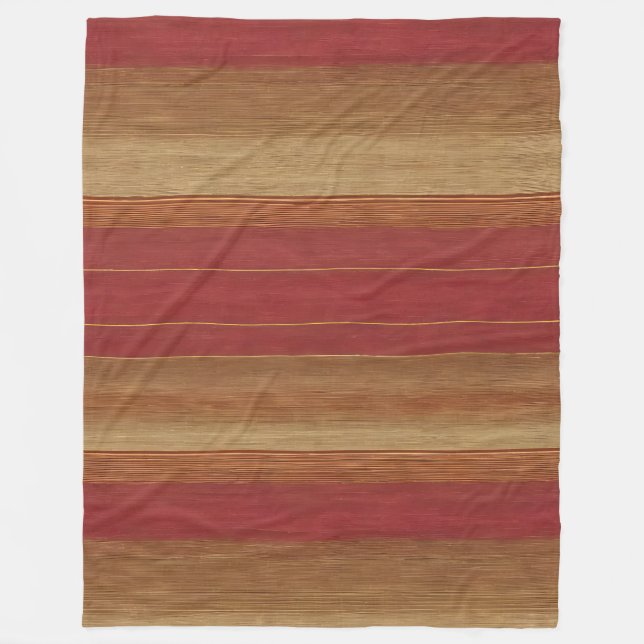 Couverture Polaire Luxe Linge tendance Burgundy Gold Collection (Devant)