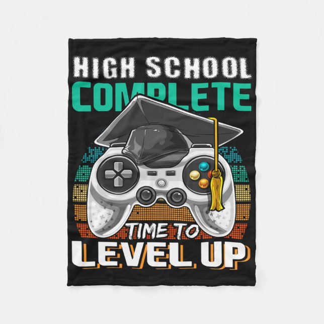 Couverture Polaire Lycée Complet Vidéo Jeu Diplôme Supérieur (Devant)