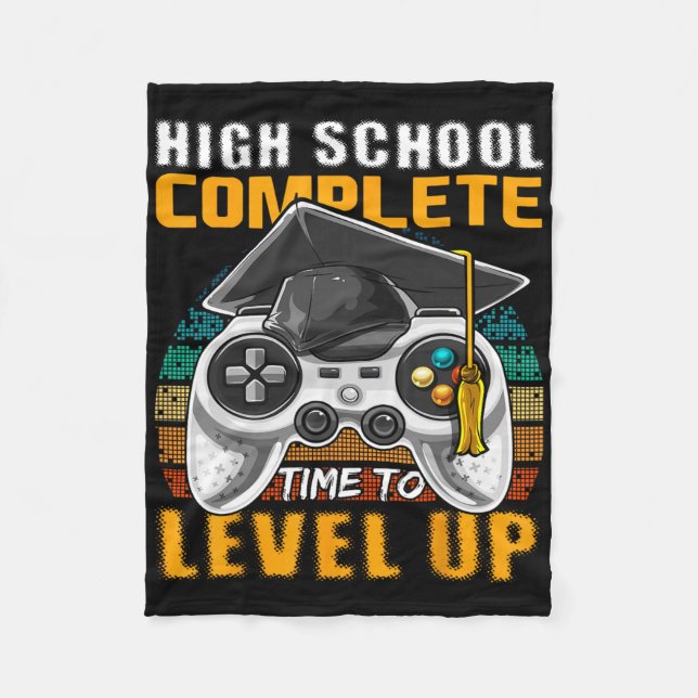 Couverture Polaire Lycée Complet Vidéo Jeu Diplôme Supérieur (Devant)