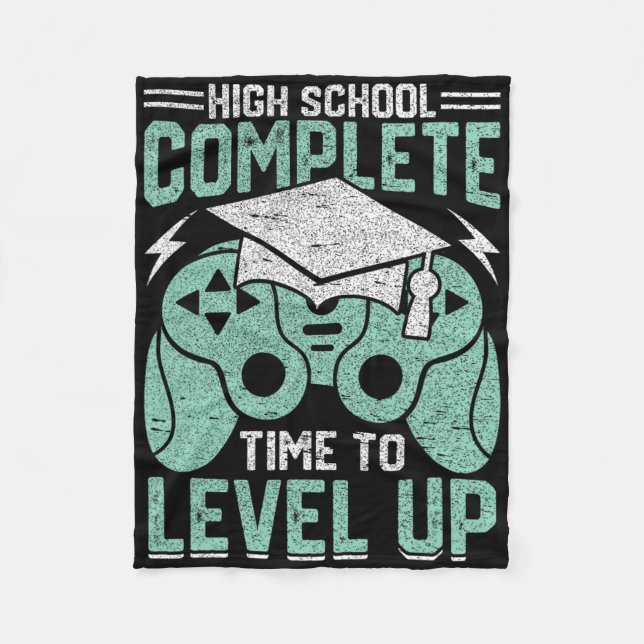 Couverture Polaire Lycée Durée Complète Pour Niveau Jeu Vidéo G (Devant)