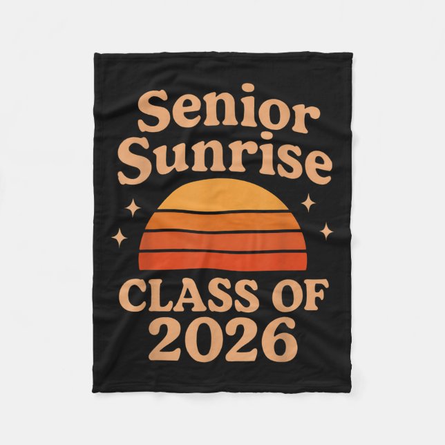 Couverture Polaire Lycée Sunrise 2026 Lycée 12e douzième année (Devant)