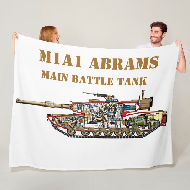 COUVERTURE POLAIRE M1A1 ABRAMS BATTLE TANK (En situation)