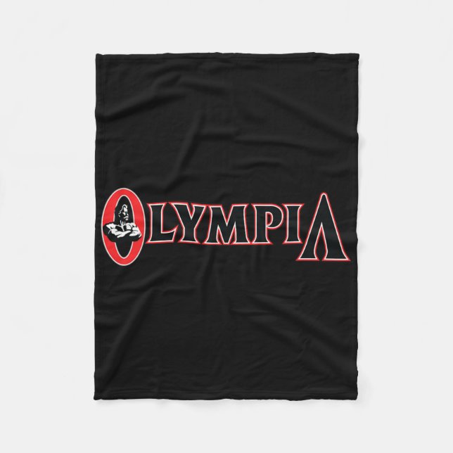 Couverture Polaire M. Olympia Pour Hommes Femmes Fitness Bodybuilding (Devant)