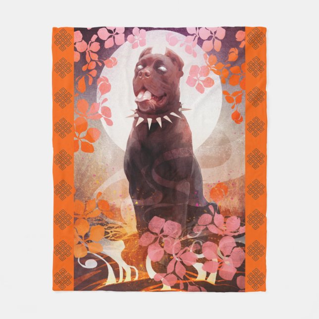 Couverture Polaire M&S Peaches - Art de Galen Dara - Blanche polaire (Devant)