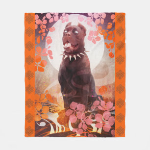 Couverture Polaire M&S Peaches - Art de Galen Dara - Blanket de toiso