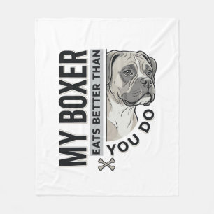 Couverture Polaire Ma chemise Boxer mange mieux que vous ne le faites