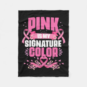Couverture Polaire Ma couleur signature est-elle rose pour la sensibi