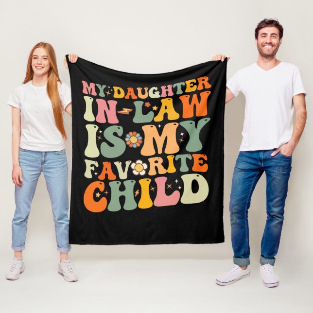 Couverture Polaire Ma Fille En Droit Est Mon Enfant Préféré Super (En situation)