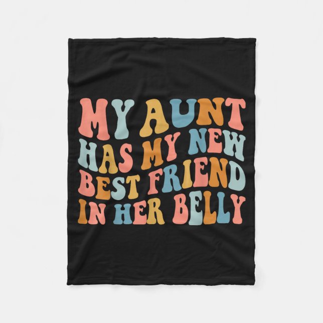 Couverture Polaire Ma tante a mon nouvel ami dans son ventre Maman dr (Devant)
