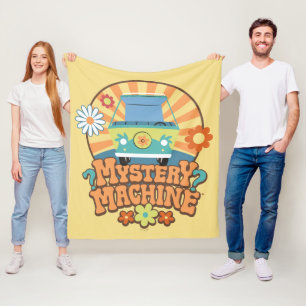 Couverture Polaire Machine de mystère Van Floral Graphisme