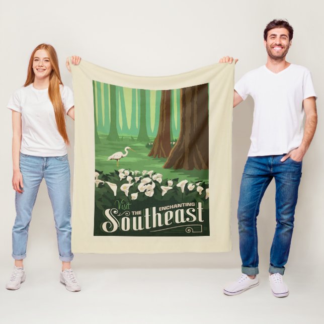 Couverture Polaire Macy's Flower Show | Sud-Est (En situation)