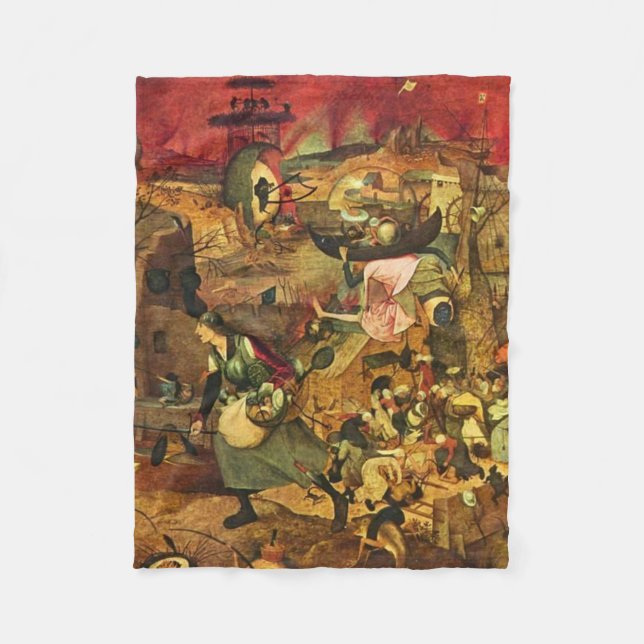 Couverture Polaire Mad Meg Par Hieronymus Bosch (Devant)