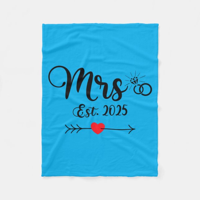 Couverture Polaire Madame Est 2025 Mariage Nuptial (Devant)