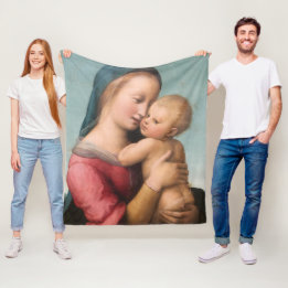 Couverture Polaire Madone et Enfant