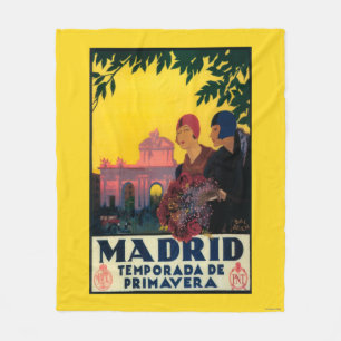 Couverture Polaire Madrid en affiche promotionnelle de voyage de
