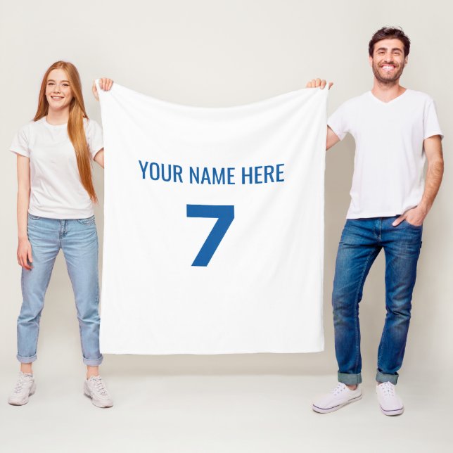 Couverture Polaire Madrid personnalisé (En situation)