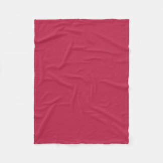 Couverture Polaire Magenta solide chaud