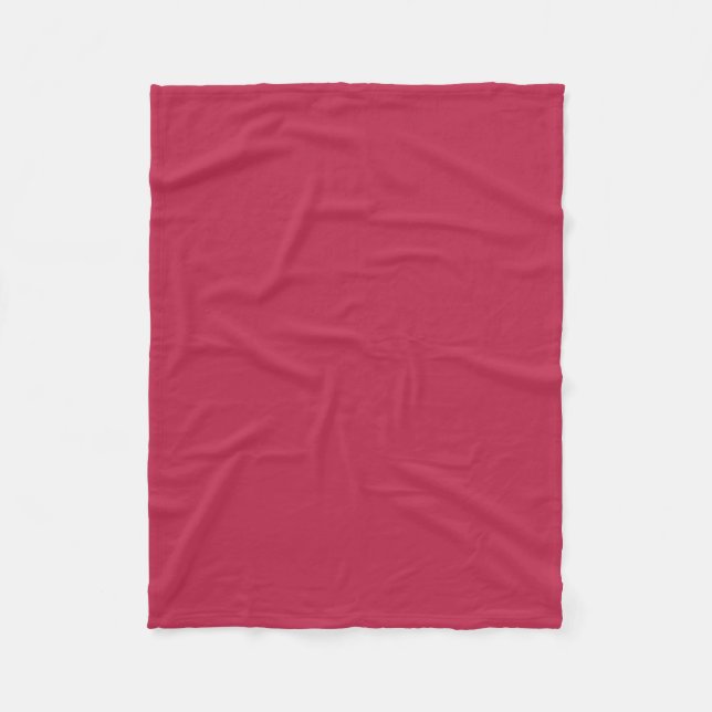 Couverture Polaire Magenta solide chaud (Devant)