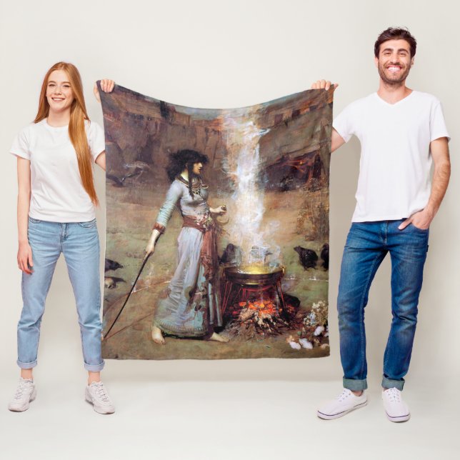 Couverture Polaire Magic Circle John William Waterhouse (En situation)